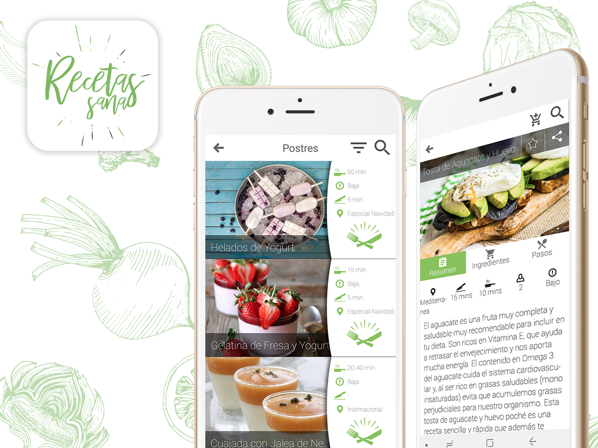 App Recetas Sanas