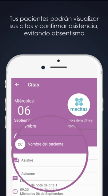 App mecitas para la gestión clínicas medicas